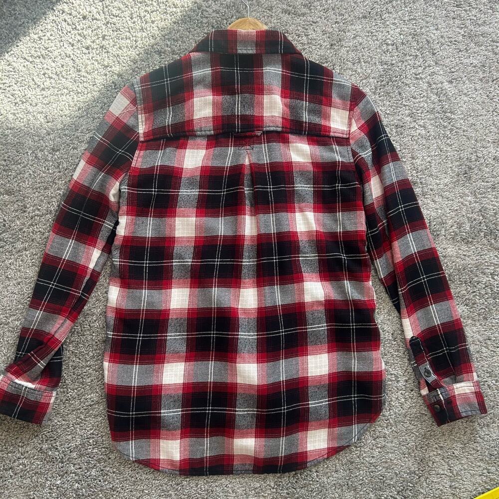 American Eagle Women's Size Small/P Flannel Boyfriend Fit Shirt - Picture 5 of 6